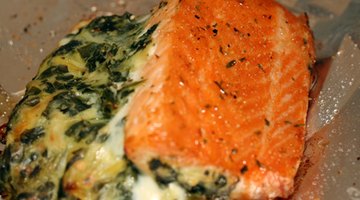 Defrost frozen salmon properly to prevent harmful bacteria from ruining the fish.