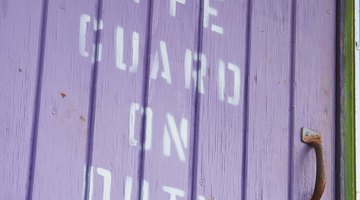 Use registration guide marks to line up stencil letters evenly.