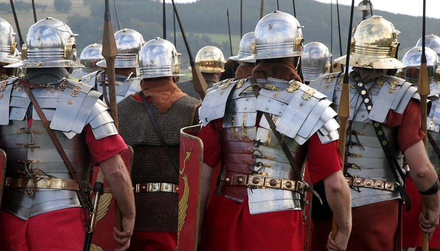 Children can learn about Roman history by making crafts.