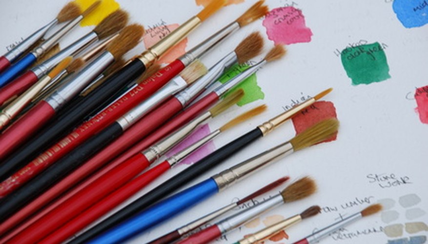 By following basic colour mixing rules, you can combine ifferent colours to create a neutral, peach colour.