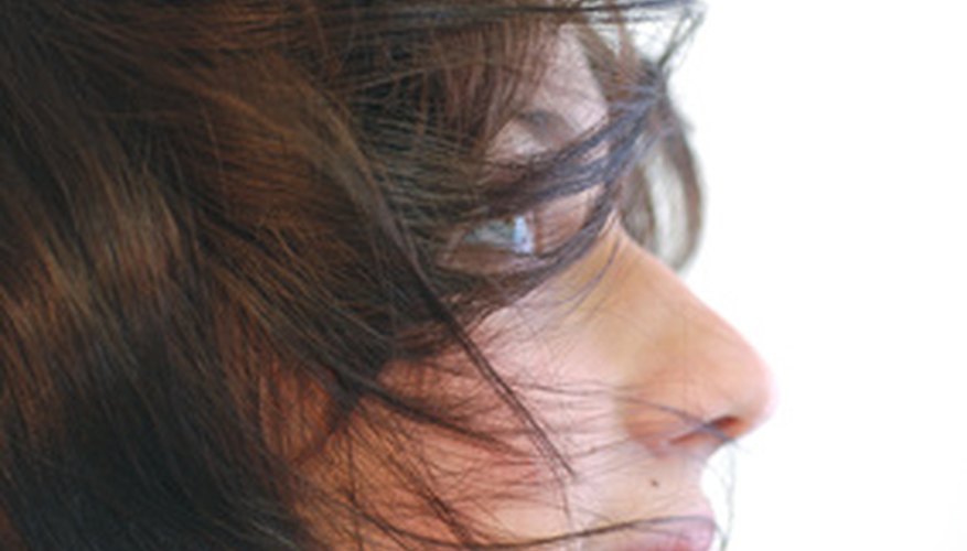 Calcium deposits on your scalp make it difficult to comb your hair.