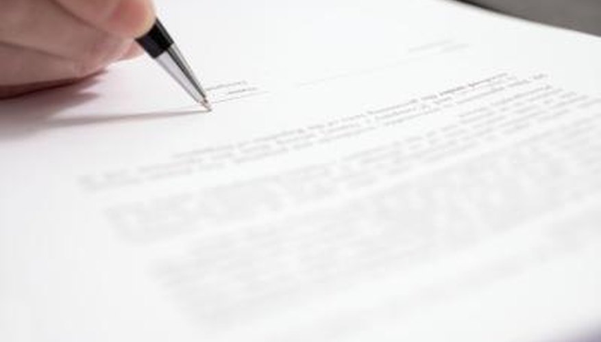 A signature is an important part of a document.